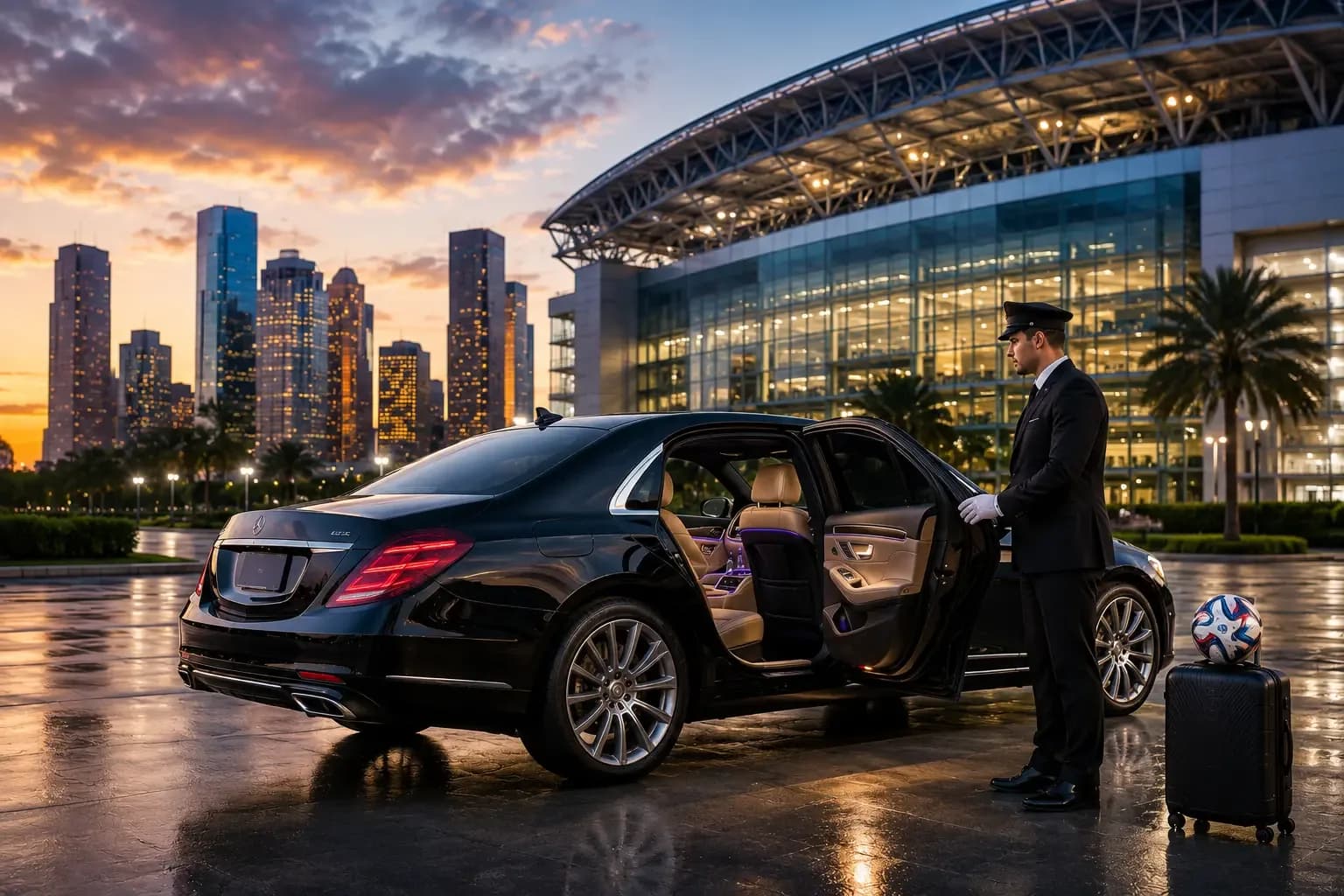 World Cup Transportation Houston luxury chauffeur service NRG Stadium FIFA 2026