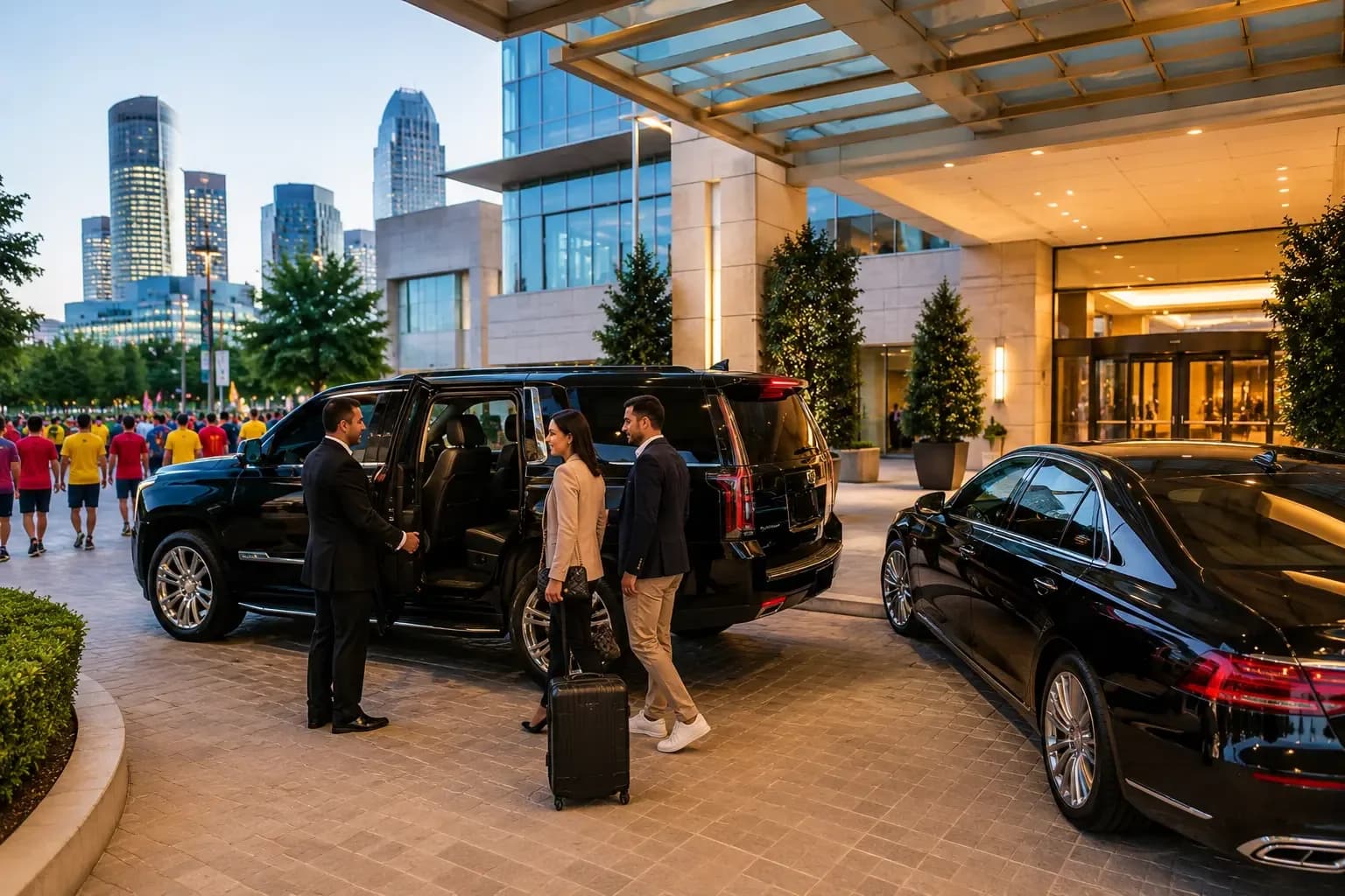 Luxury private transportation Houston MG Luxury Limo fleet