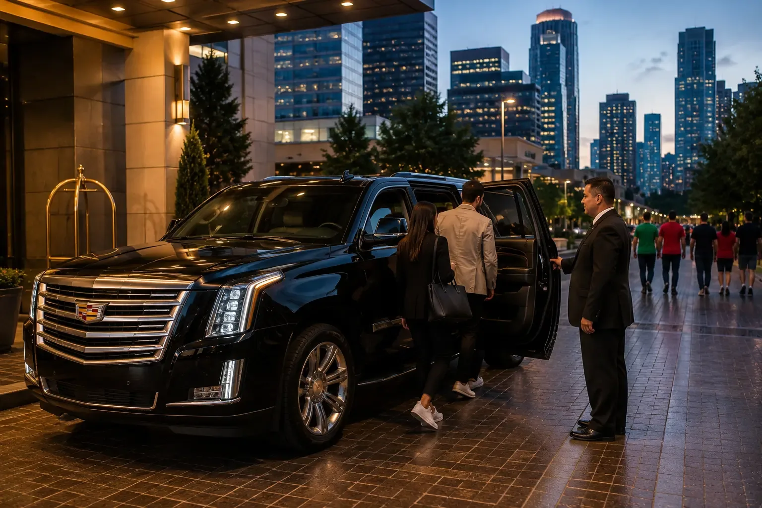 Luxury private transportation Houston MG Luxury Limo World Cup ride